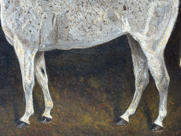Grisette Grey Important British Sporting Oil Painting by Herbert St. John Jones