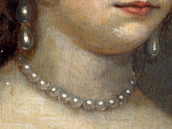 17th Century Oil Portrait of Elizabeth Cavendish Countess of Devonshire