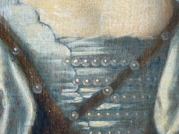 17th Century Oil Portrait of Elizabeth Cavendish Countess of Devonshire