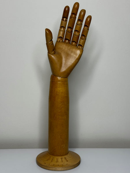 DENTS of Worcester Articulated Glove Display Hand Rare Advertising Counter Model