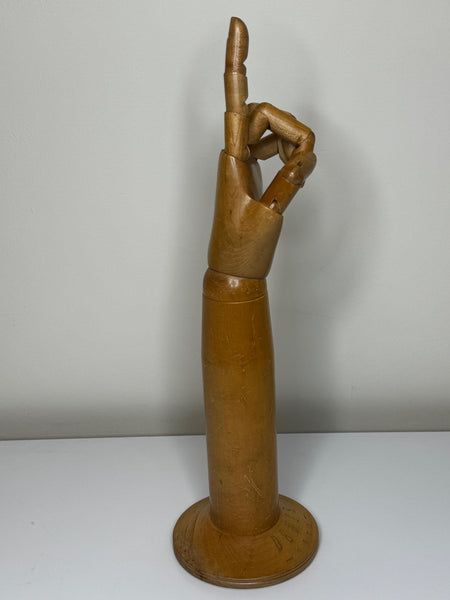 DENTS of Worcester Articulated Glove Display Hand Rare Advertising Counter Model