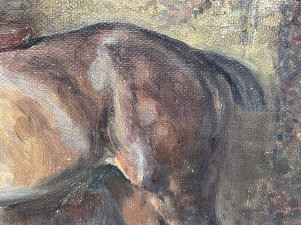 Oil Portrait Kitty – Hunter Mare Portrait, Chiddingfold, Leconfield & Cowdray Hunt By Murray McNeel Caird Urquhart