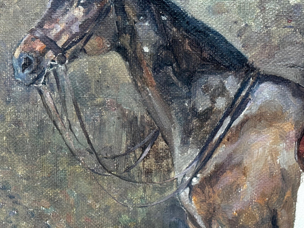 Oil Portrait Kitty – Hunter Mare Portrait, Chiddingfold, Leconfield & Cowdray Hunt By Murray McNeel Caird Urquhart