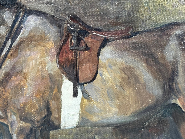 Oil Portrait Kitty – Hunter Mare Portrait, Chiddingfold, Leconfield & Cowdray Hunt By Murray McNeel Caird Urquhart