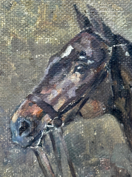 Oil Portrait Kitty – Hunter Mare Portrait, Chiddingfold, Leconfield & Cowdray Hunt By Murray McNeel Caird Urquhart