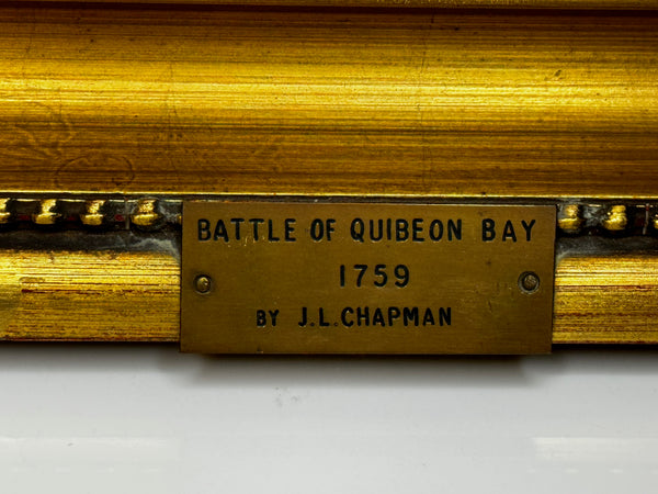 Oil Painting Naval Battle Quiberon Bay November 20th 1759 By John Lewis Chapman