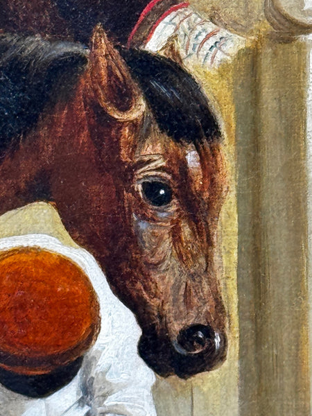 Equine Masterpiece The Hunting Stud, circa 1900 In the Manner of John Frederick Herring Snr