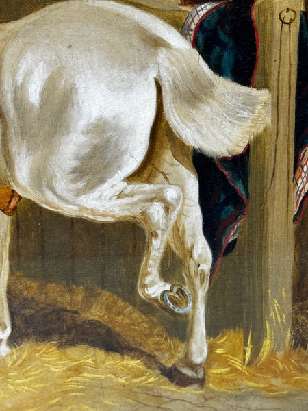 Equine Masterpiece The Hunting Stud, circa 1900 In the Manner of John Frederick Herring Snr