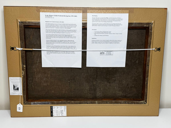 Equine Masterpiece The Hunting Stud, circa 1900 In the Manner of John Frederick Herring Snr