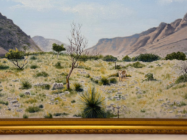 Chisum Trail, New Mexico, U.S.A. Original Signed Oil Landscape American Western
