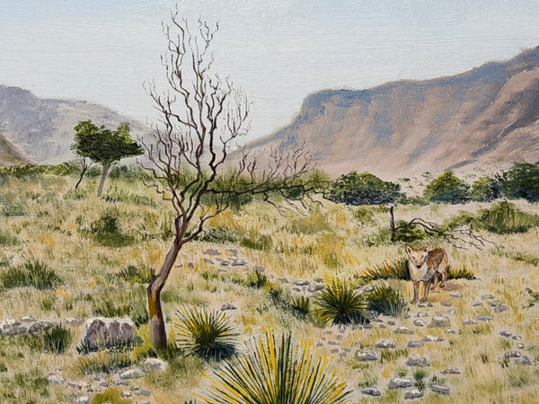 Chisum Trail, New Mexico, U.S.A. Original Signed Oil Landscape American Western