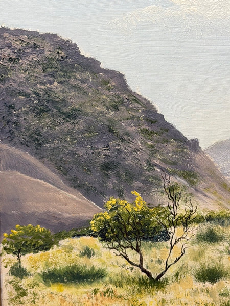 Chisum Trail, New Mexico, U.S.A. Original Signed Oil Landscape American Western