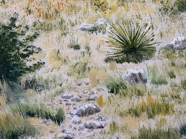 Chisum Trail, New Mexico, U.S.A. Original Signed Oil Landscape American Western