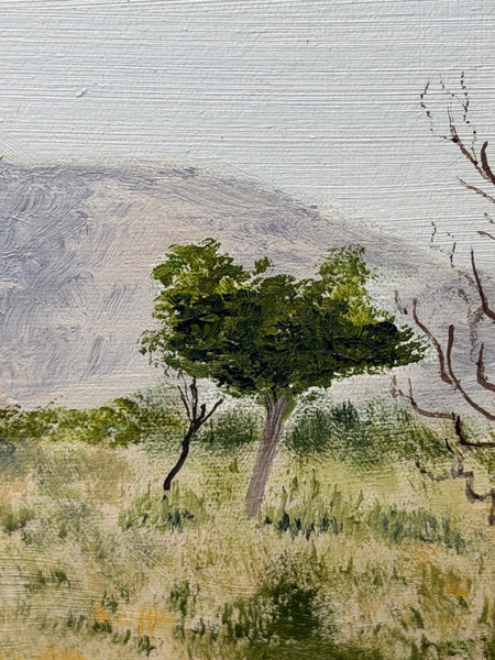Chisum Trail, New Mexico, U.S.A. Original Signed Oil Landscape American Western