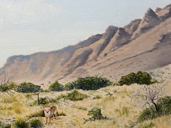 Chisum Trail, New Mexico, U.S.A. Original Signed Oil Landscape American Western