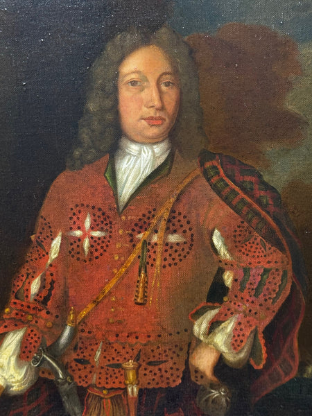 Jacobite Nobility Portrait: Kenneth Sutherland, 3rd Lord Duffus After Richard Waitt