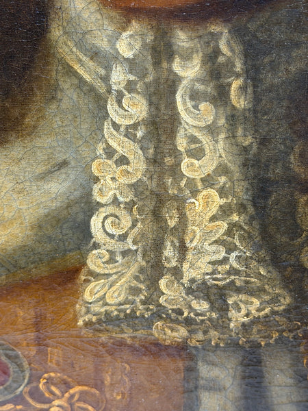 Early 18th Century After Sir Godfrey Kneller Oil Portrait of King William III