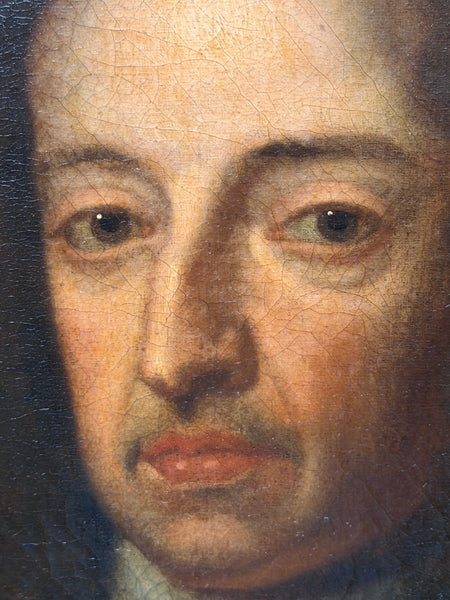 Early 18th Century After Sir Godfrey Kneller Oil Portrait of King William III