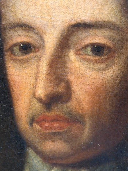 Early 18th Century After Sir Godfrey Kneller Oil Portrait of King William III