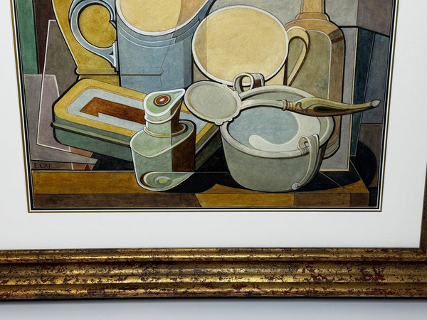 Domestic Kitchen Geometry: A Cubist Still Life Study By Edward Carter Preston 1886–1965
