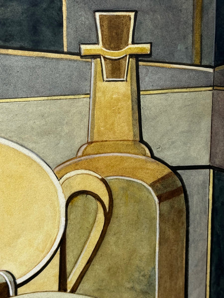 Domestic Kitchen Geometry: A Cubist Still Life Study By Edward Carter Preston 1886–1965