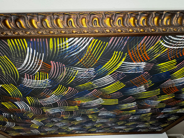 🔥 Jean Hudson Nampijinpa – Fire Dreaming Painting Signed & Authenticated Aboriginal Masterpiece