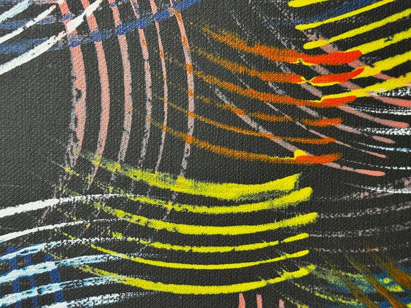 🔥 Jean Hudson Nampijinpa – Fire Dreaming Painting Signed & Authenticated Aboriginal Masterpiece