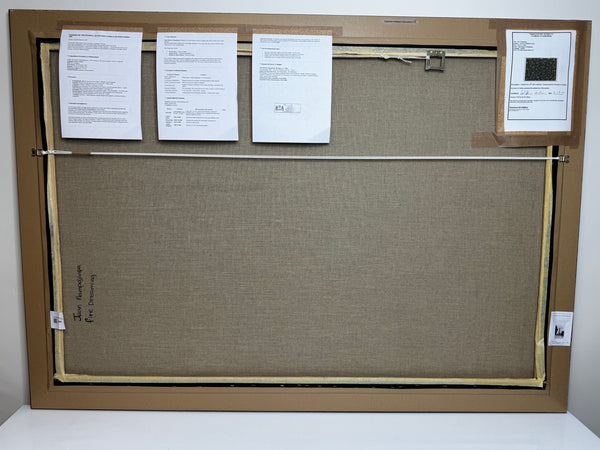 🔥 Jean Hudson Nampijinpa – Fire Dreaming Painting Signed & Authenticated Aboriginal Masterpiece