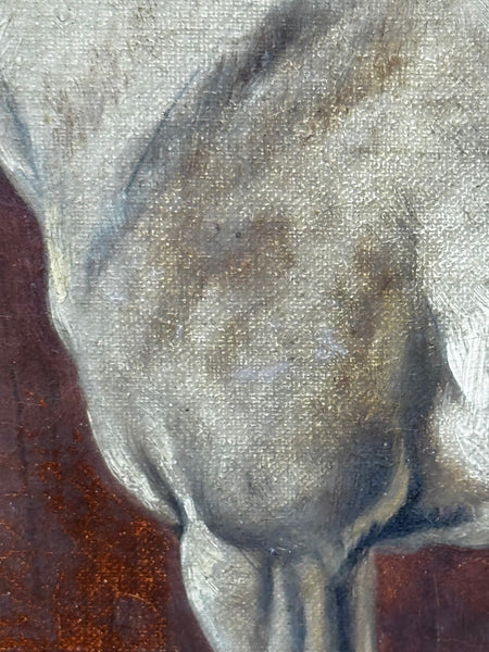 Victorian Sporting Harmony Strawberry Roan Gentleman’s Hunter with Terrier Circle of John Sargent Noble c1885