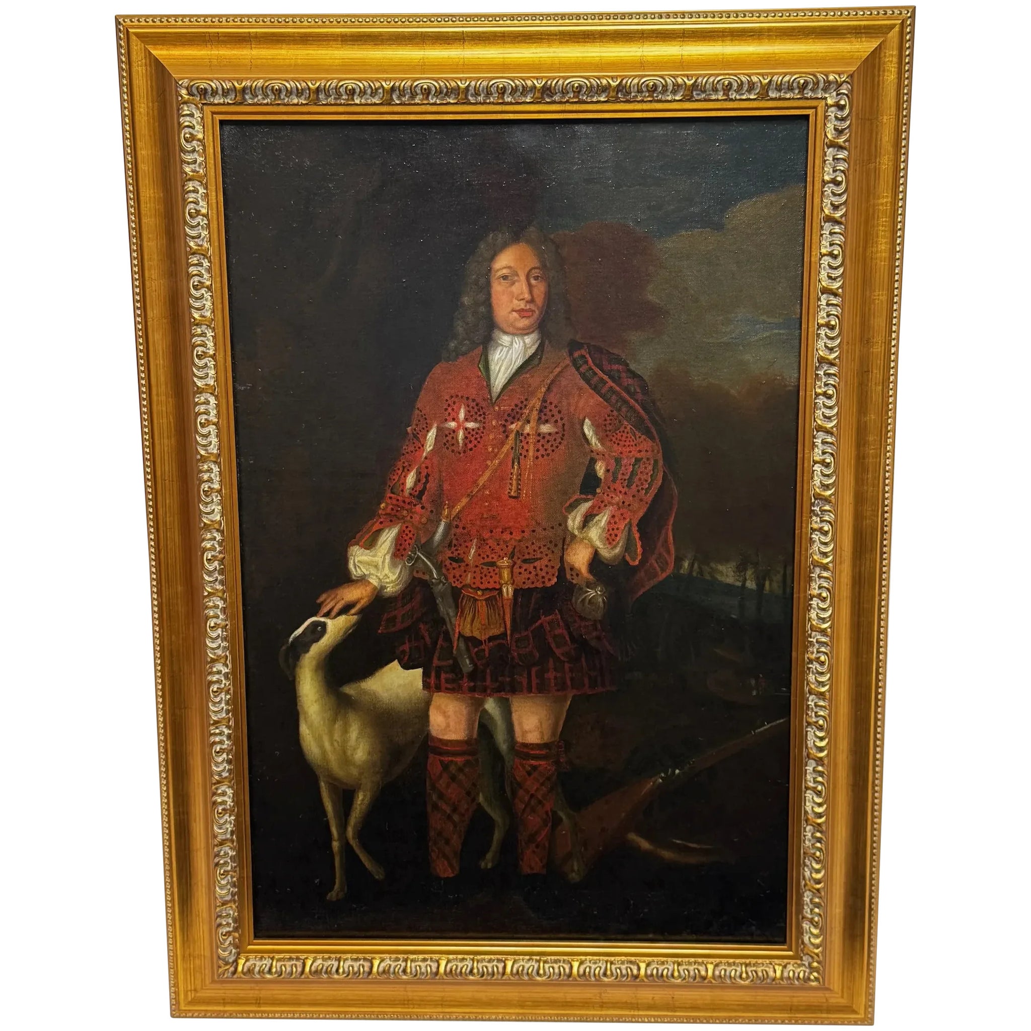 Jacobite Nobility Portrait: Kenneth Sutherland, 3rd Lord Duffus After Richard Waitt