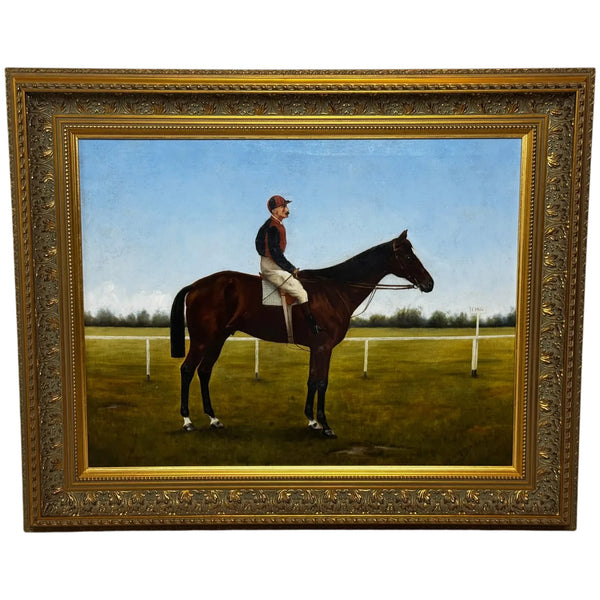 Victorian Winner’s Oil Portrait: Master Walter — Governor’s Cup, Colombo Colonial Races c1894 Owner Horace Deane-Drummond