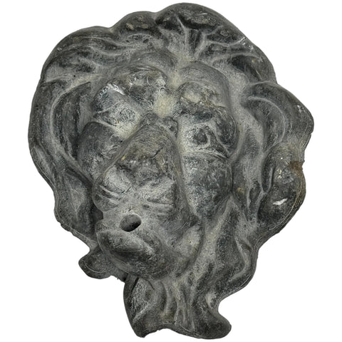 Victorian Renaissance Revival Lion Fountain Spout Finial Sculpture