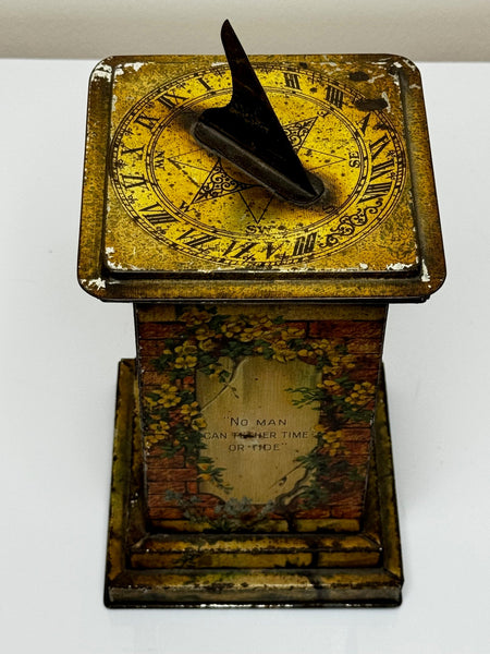 Art Deco Biscuit Tin Sundial William Crawfords & Son Ltd - Cheshire Antiques Consultant Ltd