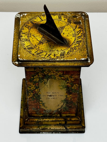 Art Deco Biscuit Tin Sundial William Crawfords & Son Ltd - Cheshire Antiques Consultant Ltd