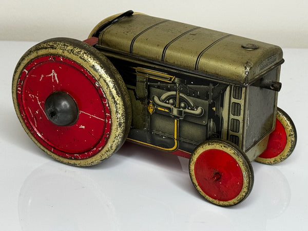 Art Deco Biscuit Tin Tractor By William Crawfords & Son Ltd - Cheshire Antiques Consultant Ltd