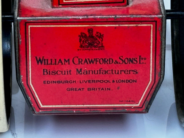 Art Deco Biscuit Tin Tractor By William Crawfords & Son Ltd - Cheshire Antiques Consultant Ltd