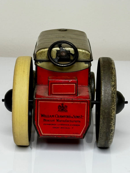 Art Deco Biscuit Tin Tractor By William Crawfords & Son Ltd - Cheshire Antiques Consultant Ltd