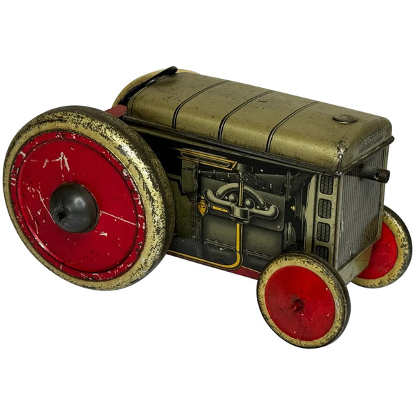 Art Deco Biscuit Tin Tractor By William Crawfords & Son Ltd - Cheshire Antiques Consultant Ltd