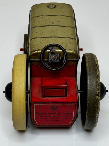 Art Deco Biscuit Tin Tractor By William Crawfords & Son Ltd - Cheshire Antiques Consultant Ltd