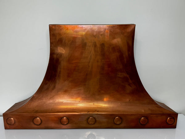 British After The Georgian Curved Copper Fireplace Hollow Hood Canopy Wall Mount - Cheshire Antiques Consultant Ltd