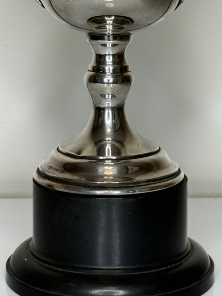 British Silver Plate Round Sporting Pigeon Thurso 1st Racing Trophy Winners Cup - Cheshire Antiques Consultant Ltd