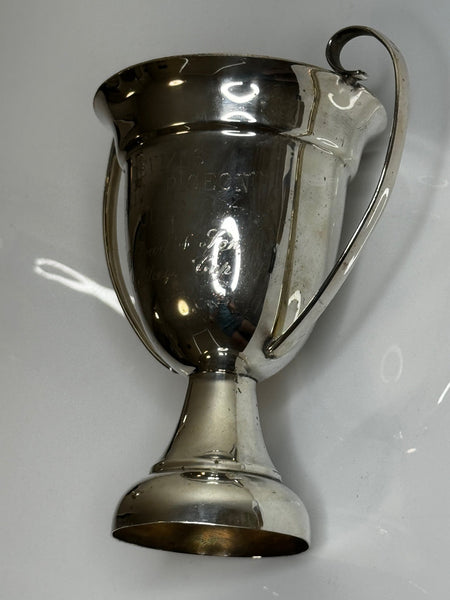 British Silver Plate Wiltshire Devizes Racing Pigeon Club Trophy Cup - Cheshire Antiques Consultant Ltd