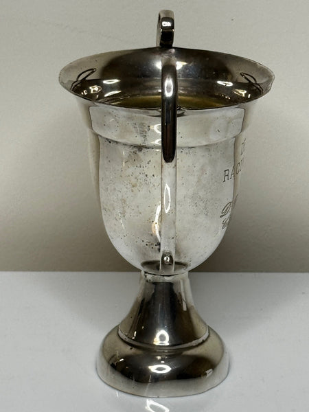 British Silver Plate Wiltshire Devizes Racing Pigeon Club Trophy Cup - Cheshire Antiques Consultant Ltd