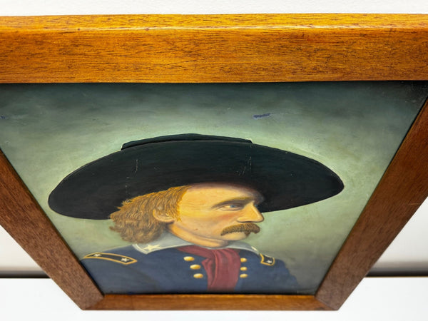 Historic Oil Painting Civil War General George Custer 1863 After Benjamin Brady - Cheshire Antiques Consultant Ltd