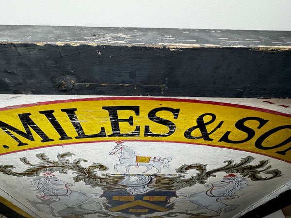 Large Equine Livery J Miles & Son Dorchester Hand Painted Shop Sign Master Saddlers - Cheshire Antiques Consultant Ltd