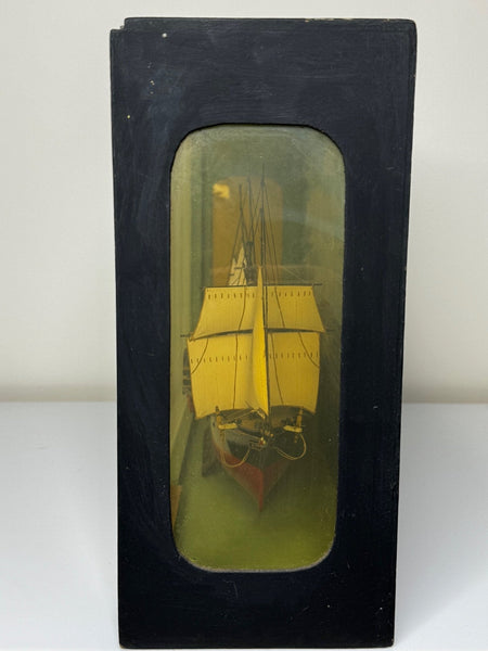 Model Paddle Transatlantic Paddle Steamer Ship Great Western 1837 In Case - Cheshire Antiques Consultant Ltd