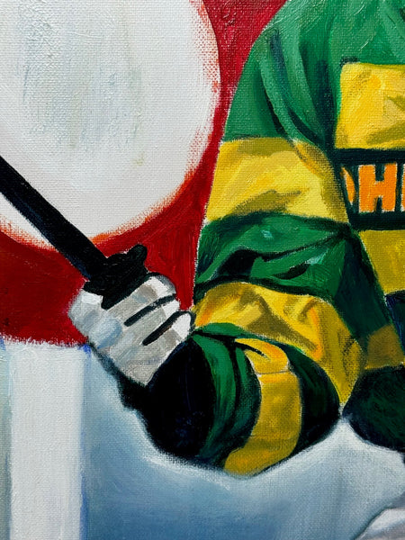 Oil Painting Grand National Winner No 6 Don't Push It 2010 Jockey A P McCoy Up - Cheshire Antiques Consultant Ltd