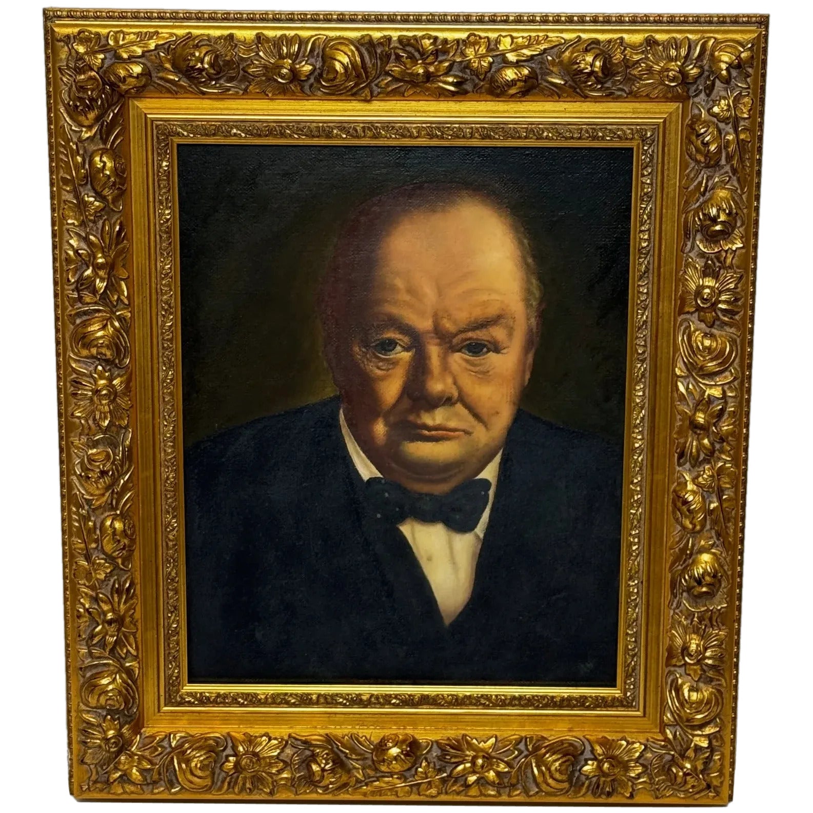 Oil Painting Winston Churchill Follower John Archibald Alexander Berrie C1940 - Cheshire Antiques Consultant Ltd