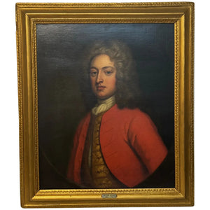 Scottish Oil Painting Lieutenant General Sir James Campbell Attributed William Aikman - Cheshire Antiques Consultant Ltd