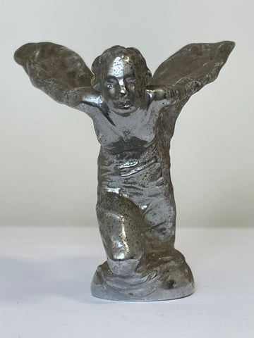 Rolls-Royce Kneeling Chrome Plated Bronze Spirit Of Ecstasy Car Mascot